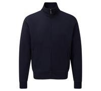 Russell Mens Authentic Full Zip Sweatshirt Jacket (XL) (French Navy)