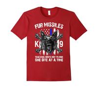 (XL) FUR MISSILE K9 T SHIRT - Gifts for Dog Lovers T Shirt-Father's Day