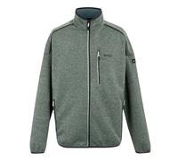 Regatta Mens Kames Full Zip Fleece Jacket - Glacier/Stormy Weather - XL - Glacier/Stormy Weather - 100% Polyester