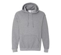 (XL, Graphite Heather) Gildan Heavy Blend Adult Unisex Hooded Sweatshirt / Hoodie