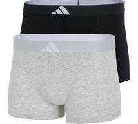 (XL, Grey/Black) Adidas Mens Active Flex Boxer Briefs (Pack of 2)