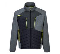(XL, Grey/Black/Yellow) Portwest Unisex Adult DX4 Baffled Jacket