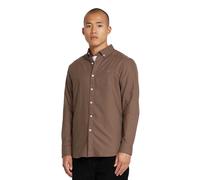 (XL, Grey) Farah Mens Brewer Slim Shirt