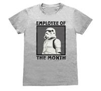 (XL, Grey Heather) Star Wars Unisex Adult Employee Of The Month Stormtrooper T-Shirt