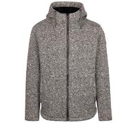 Trespass Mens Zip Jacket Marl Knit Sherpa Fleece Lining 2 Pockets Josephton
