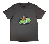(XL, Grey) Scooby Doo Skateboard T Shirt