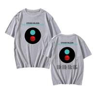 (XL, grey) Steven Wilson The Overview Tour 2025 T-shirt New Fashion Graphic Print Tshirt Cotton Men Women Summer T Shirt Unisex Streetwear