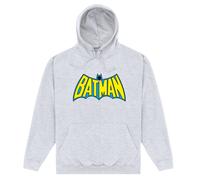 (XL, Heather Grey) Batman Unisex Adult OG Logo Hoodie