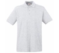 Fruit of the Loom Men's Polo Shirt, Grey (Grey), M