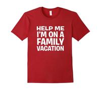 (XL) Help Me I'm On A Family Vacation Ocean Cruising Vacay Tee-Father's Day