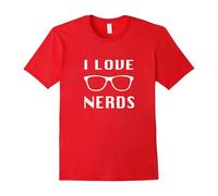 (XL) I Love Nerds Geek Computer Nerd Funny Tee Shirt-Father's Day