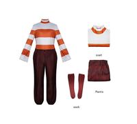 (XL) Inside Anxiety Out Cosplay Costume Anime Character Hallowmas Party Role Play