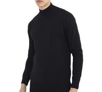 (XL, Jet Black) Brave Soul Mens Jumper Long Sleeve Sweatshirt