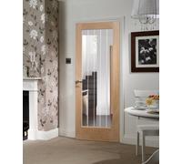 XL Joinery Int Oak Pre-Finished Suffolk P10 (Clear Etched Glass) - 1981 X 686 X 35mm (27")