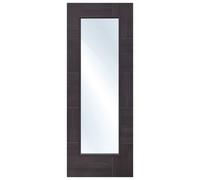 Xl Joinery Internal Laminate Umber Grey Ravenna Door With Clear Glass - 1981 X 686 X 35mm (27")