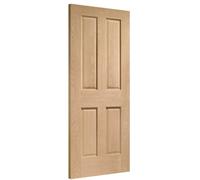 Xl Joinery Internal Oak Victorian 2 Panel Door - 1981 X 457 X 35mm (18")