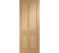 XL Joinery Internal Oak Victorian Shaker 4 Panel Fire Door - 2040 X 726 X 44mm