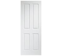 Xl Joinery Internal Pre-Finished White Moulded Victorian 4 Panel Door - 1981 X 762 X 35mm (30")