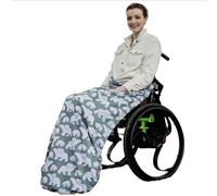XL Large Long Adult Size Fleece-Lined Wheelchair Cosy Cover for Plus Size and Taller Wheelchair Users - 100% Waterproof Rain Cover for Wheelchairs, Easy to Fit Wheelchair Blanket (Polar Bear)