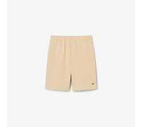 (XL, Light Beige) Lacoste Mens Fleece Shorts
