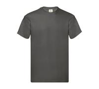 (XL, Light Graphite) Fruit of the Loom Mens Original T-Shirt