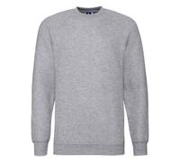 (XL, Light Oxford) Russell Mens Raglan Sweatshirt