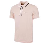 (XL, Light/Pastel Orange) Hugo Boss Mens Philix Moisture Wicking Quick Dry Stretch Golf Polo Shirt
