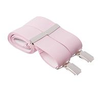 XL Light Pink Trouser Braces 35mm Wide Elastic 4 Strong Silver Clips 48 Inches Extra Long Adjustable