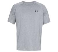 (XL, Light Steel Heather/Black) Under Armour Mens Tech T-Shirt