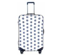 XL Luggage Cover Protector - Fashionable Evil Eyes Print Suitcase Cover, Aesthetic Travel Accessories, Invisible Zipper