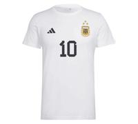 Adidas Messi 10 Gfx Short Sleeve T-shirt White XL Men