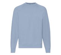 Fruit of the Loom Mens Raglan Sleeve Belcoro Sweatshirt (Mineral Blue) - Size X-Large