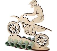 XL Money Gift Made of Wood Motorcycle, Gift Idea, Voucher Packaging, Funny Gift, Money Gift for Men and Women (Motocross)
