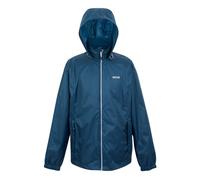 (XL, Moonlight Denim/Tangerine Tango) Regatta Mens Lyle IV Waterproof Hooded Jacket