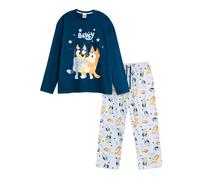 (XL, Multicoloured) Bluey Womens/Ladies Family Long Pyjama Set
