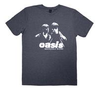 (XL, Navy Blue) Oasis Unisex Adult Definitely Maybe Stencil T-Shirt