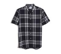 Farah Mens Kele Bold Check Shirt - Navy - XL - Navy