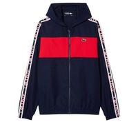 (XL, Navy) Lacoste Mens Colour Block Logo Tennis Jacket