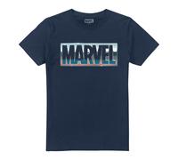 (XL, Navy) Marvel Mens Blue Steel T-Shirt