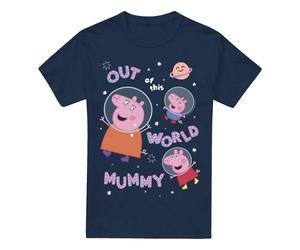 (XL, Navy) Peppa Pig Mens Is Out Of This World Mummy Pig T-Shirt
