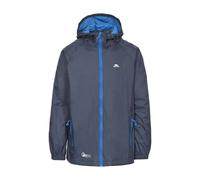 Zip-up waterproof hooded jacket Trespass Qikpac Bleu XL