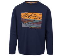 (XL, Navy) Trespass Mens Top Quick Dry Long Sleeve Flinder