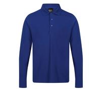Regatta Professional Mens Long-Sleeved Polo Shirt - New Royal - XL - New Royal