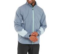 (XL, Niagara/Flint) Footjoy Mens HydroLite X Waterproof Stretch Breathable Packable Golf Jacket