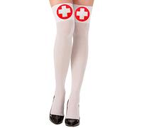 xL Nurse thigh Highs 70 Den Costume Extra Large for Hospital Fancy Dress
