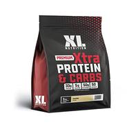 XL Nutrition Protein & Carbs with added vitamins and minerals and creatine, Meal replacement shake by XL Nutrition, 50 servings, 5kg (Vanilla)