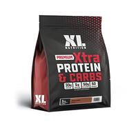 XL Nutrition Protein & Carbs | with Added Vitamins, Minerals and creatine | Meal Replacement Shake by XL Nutrition | 50 Servings, 5kg (Chocolate)