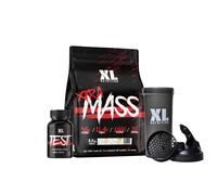 XL Nutrition Test Boost & Mass Gainer Bundle | Test Supplements for Men | D-Aspartic Acid, Fenugreek, Zinc | Whey Protein Powder with Added Creatine