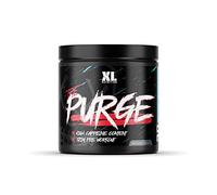 XL Nutrition The Purge | Pre Workout 225g | High Caffeine Content | Helps with Energy, Focus and Blood Flow | No Crash | Potent Formula | Quick Absorbing (Blue Razz Slush)