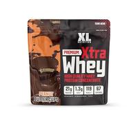 XL Nutrition Whey Protein Powder | High Protein, Low Carbohydrates | 67 Servings, 2kg | Suitable for Vegetarians | Ideal for Muscle Building, Recovery Support (Peanut Butter)
